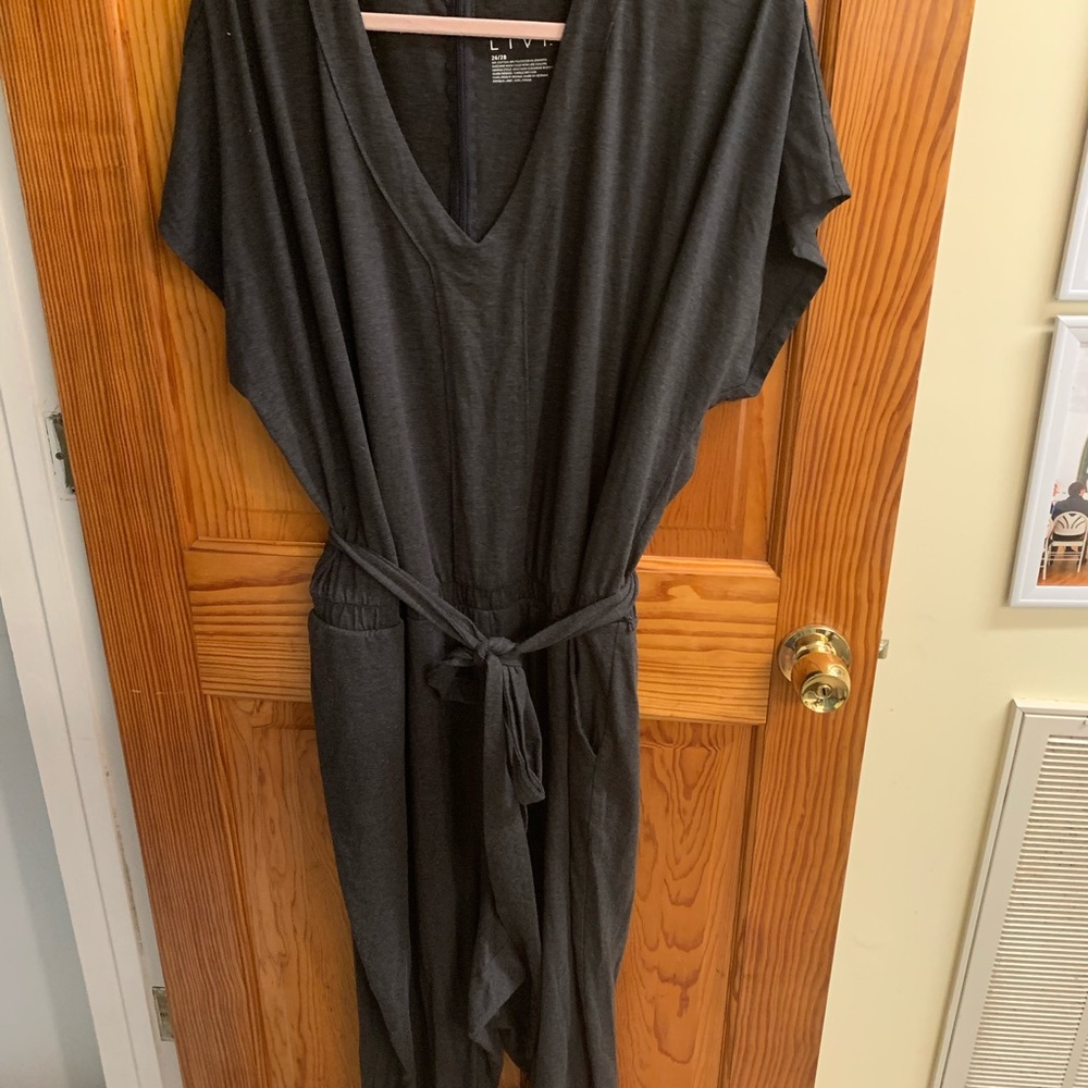 Livi Active Charcoal Terry Jumpsuit